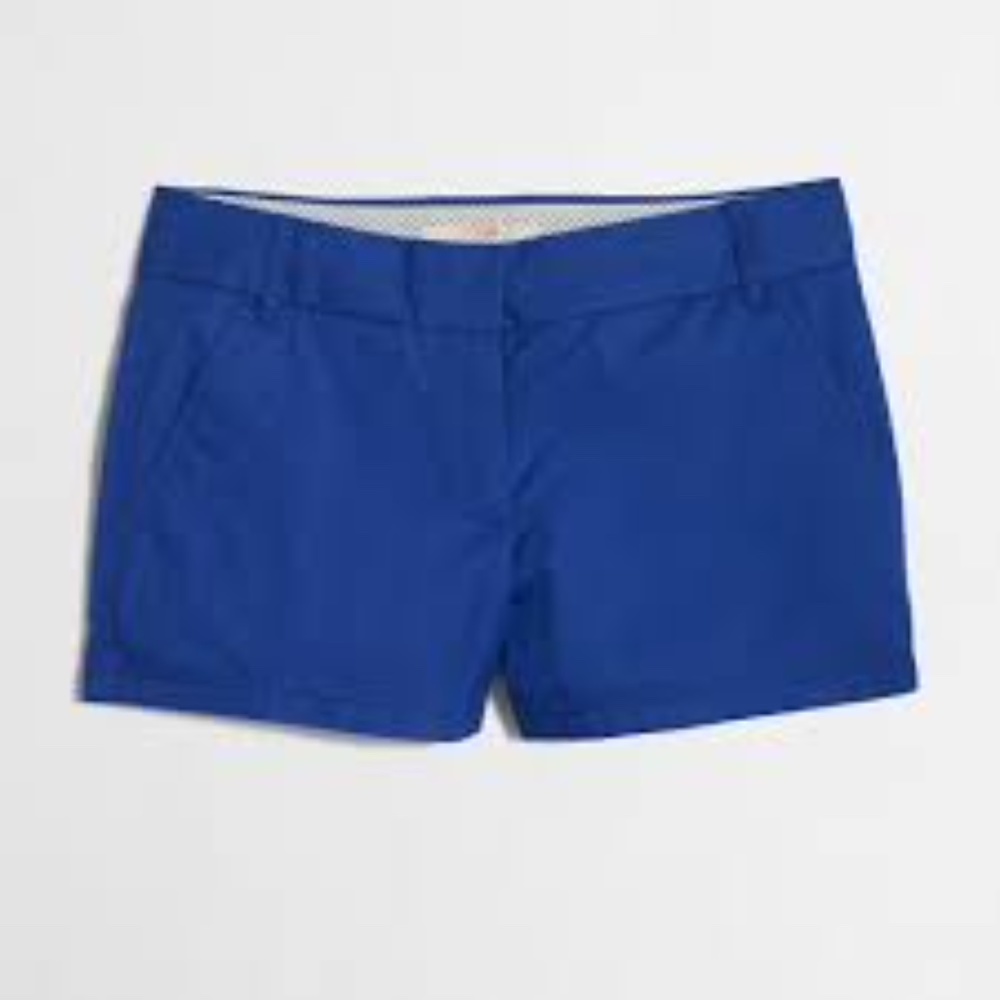 Blue J.Crew Chino Shorts